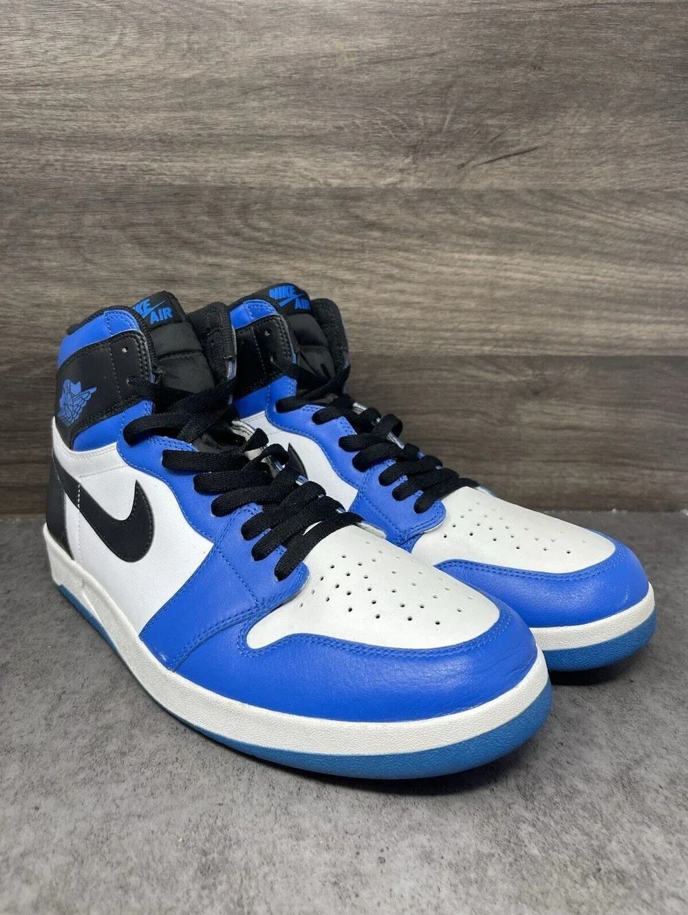 Air Jordan 1.5 Sneakers Mens Sz 13 Reverse Fragment Blue Black White Lot 768861